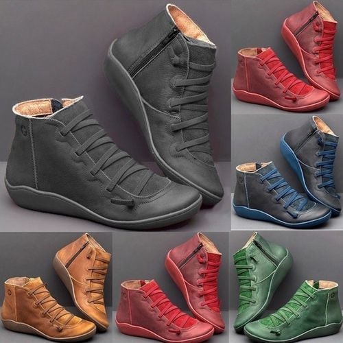 🔥Vente Flash -49 %🔥 - Bottes confortables en cuir faites à la main avec soutien de la voûte plantaire