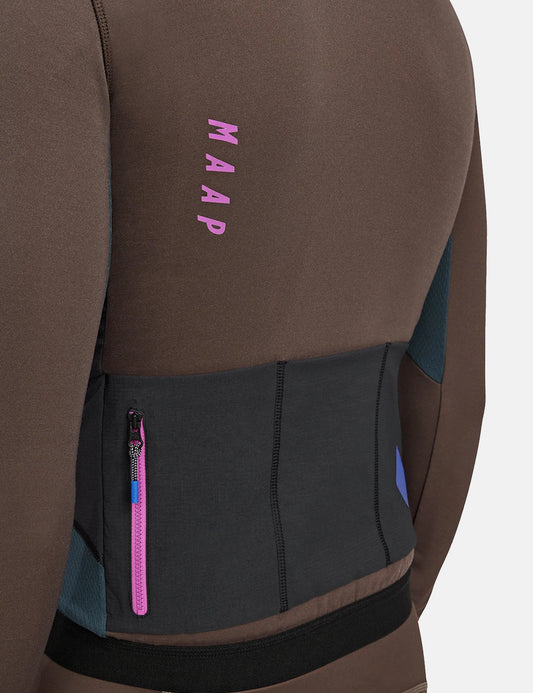 Alt_Road LS Jersey - Coffee Brown