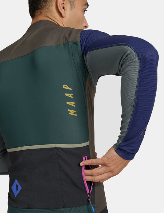 Alt_Road Thermal Vest - Burnt Olive Green