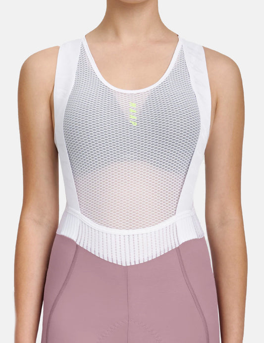 Women's Team Bib Evo - Raisin/White