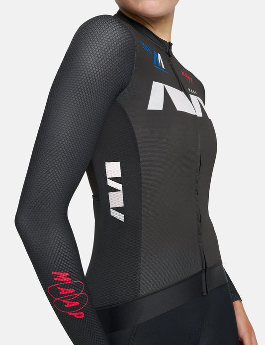 Womens Trace Pro Air Long Sleeve Jersey - Black