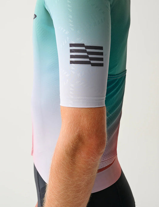 Blurred Out Pro Hex Jersey - Flame Mix
