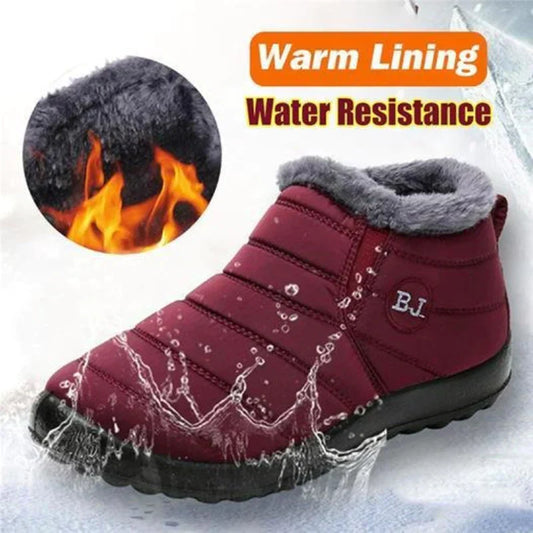 Bottes chaudes orthopédiques imperméables pour femmes
