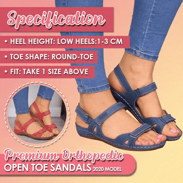🔥LETZTER TAG 49% RABATT - Premium Sandalen für Damen aus Kunstleder