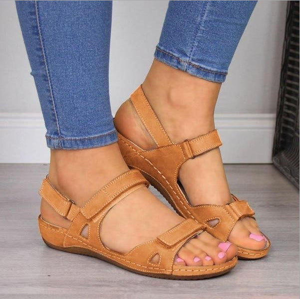 🔥LETZTER TAG 49% RABATT - Premium Sandalen für Damen aus Kunstleder