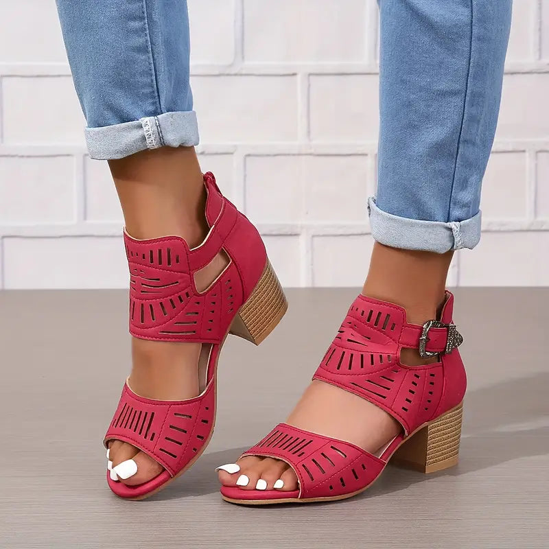 🔥Dernière promotion : 50 % de réduction – Nouvelles chaussures orthopédiques en cuir à talon haut pour femme 2024