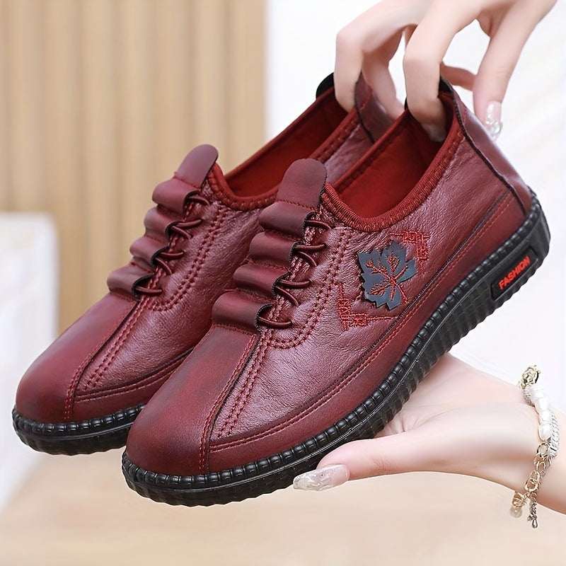 🔥Dernier jour de promotion -50 % - Chaussures orthopédiques en cuir faites à la main à semelle souple et confortable pour femmes