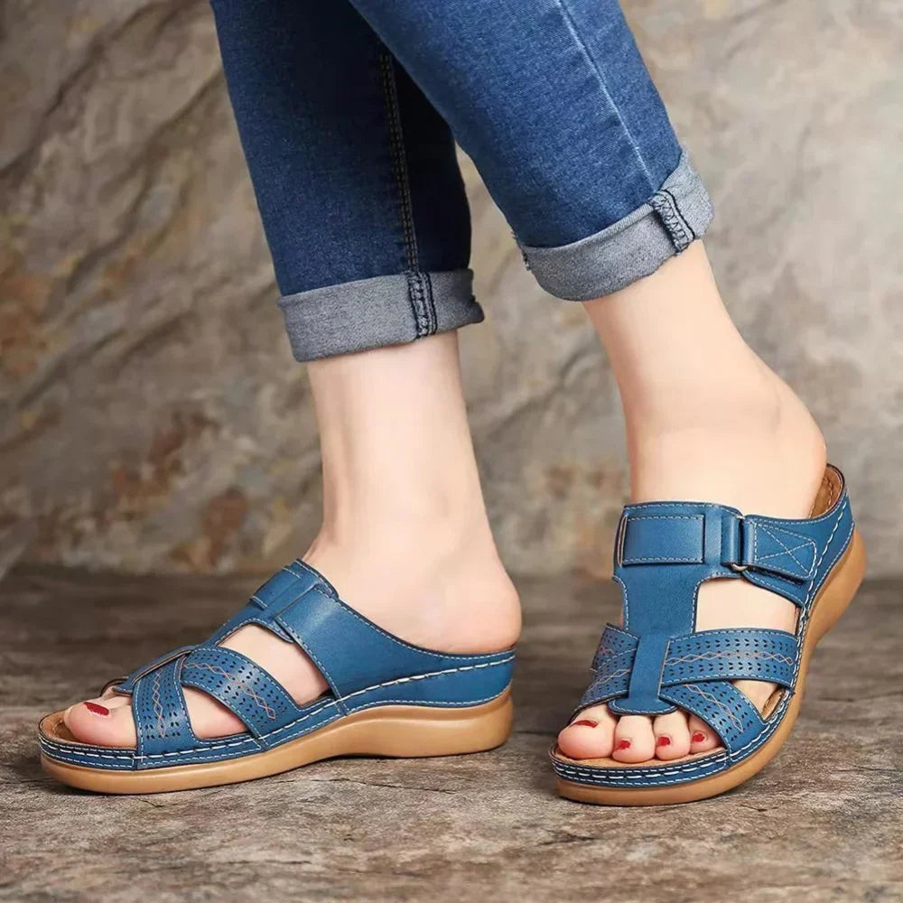 🔥Dernier jour : 60 % de réduction🔥 - Sandales confortables et élégantes à bout ouvert