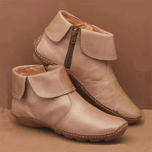 Dernier Jour -50% - Bottines Classiques en Cuir Antidérapantes pour Femmes