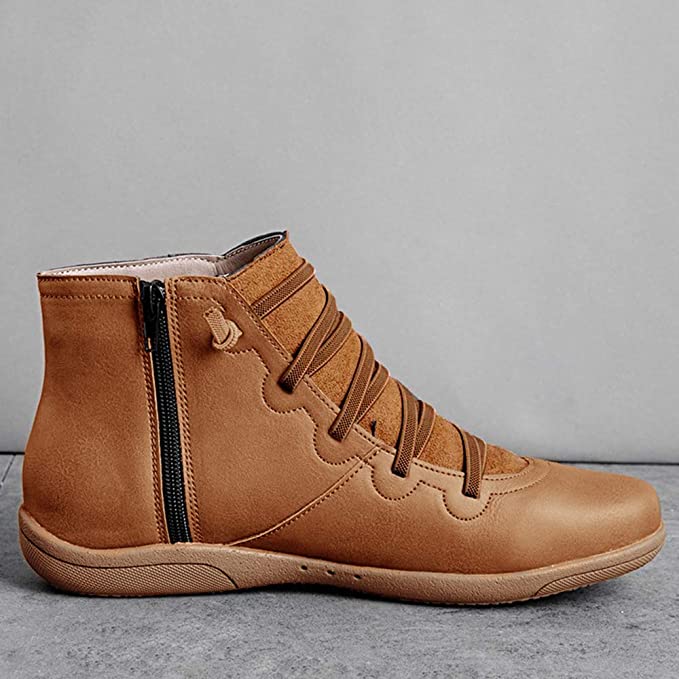 🔥Vente Flash -49 %🔥 - Bottes confortables en cuir faites à la main avec soutien de la voûte plantaire