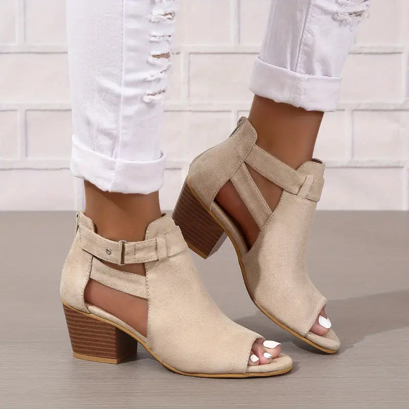 🔥 Dernière Journée de Promotion -50 % - Nouvelles Chaussures en Cuir Orthopédiques à Talons Hauts pour Femmes 2024