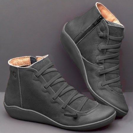 🔥Vente Flash -49 %🔥 - Bottes confortables en cuir faites à la main avec soutien de la voûte plantaire