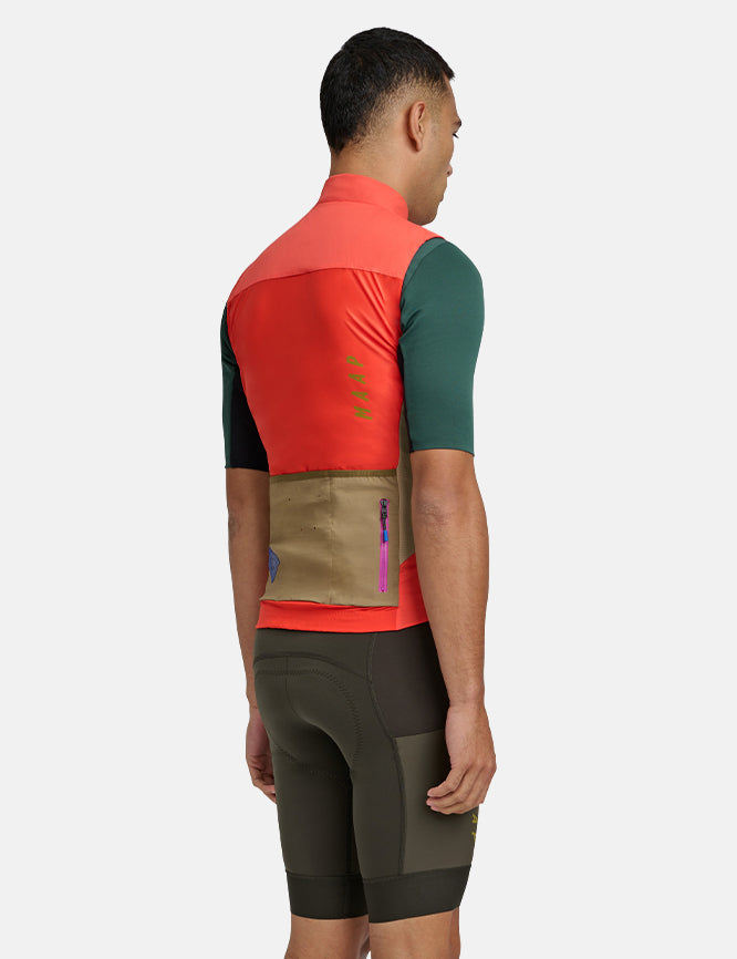 Alt_Road Thermal Vest - Mars Red