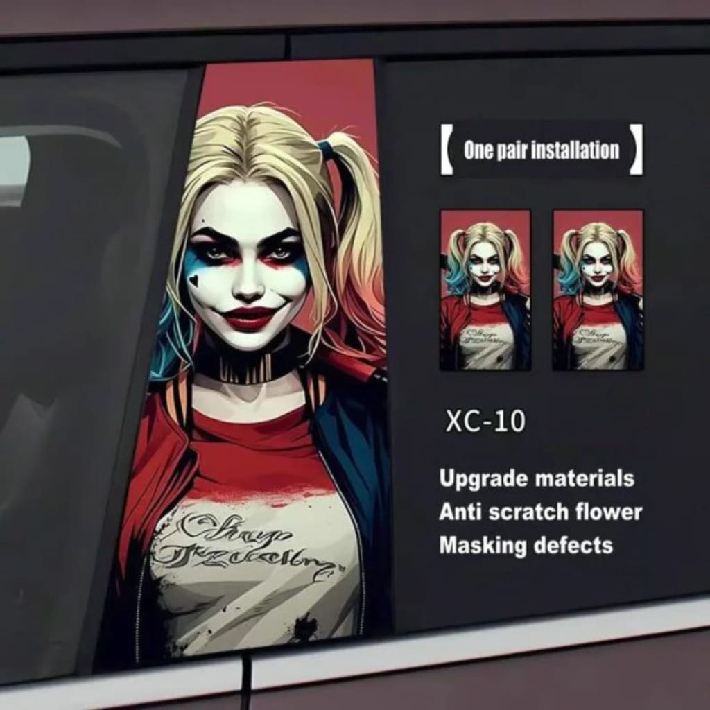 Autocollants de porte de voiture série Joker I