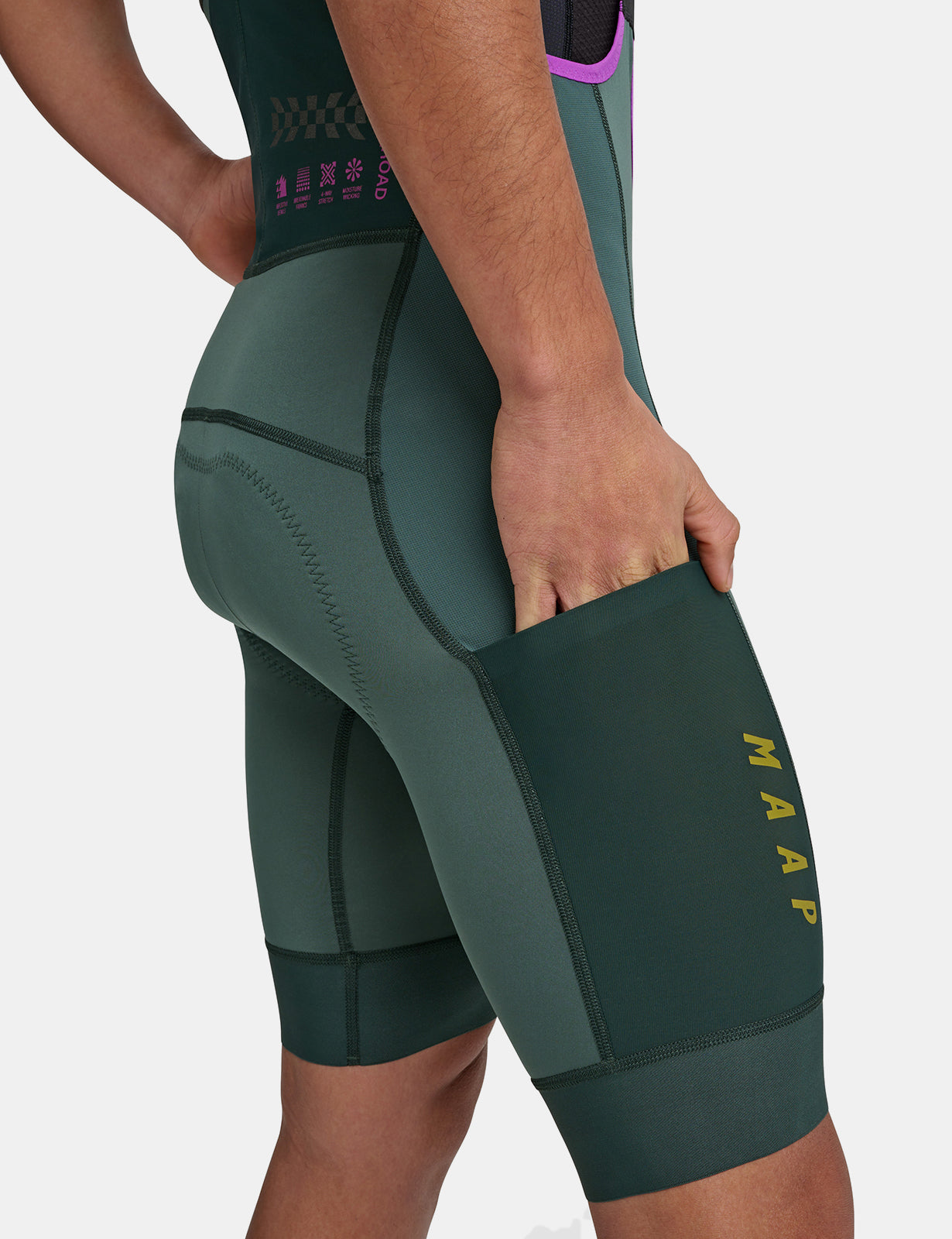Cuissard Cargo Alt_Road - Vert Cyprès
