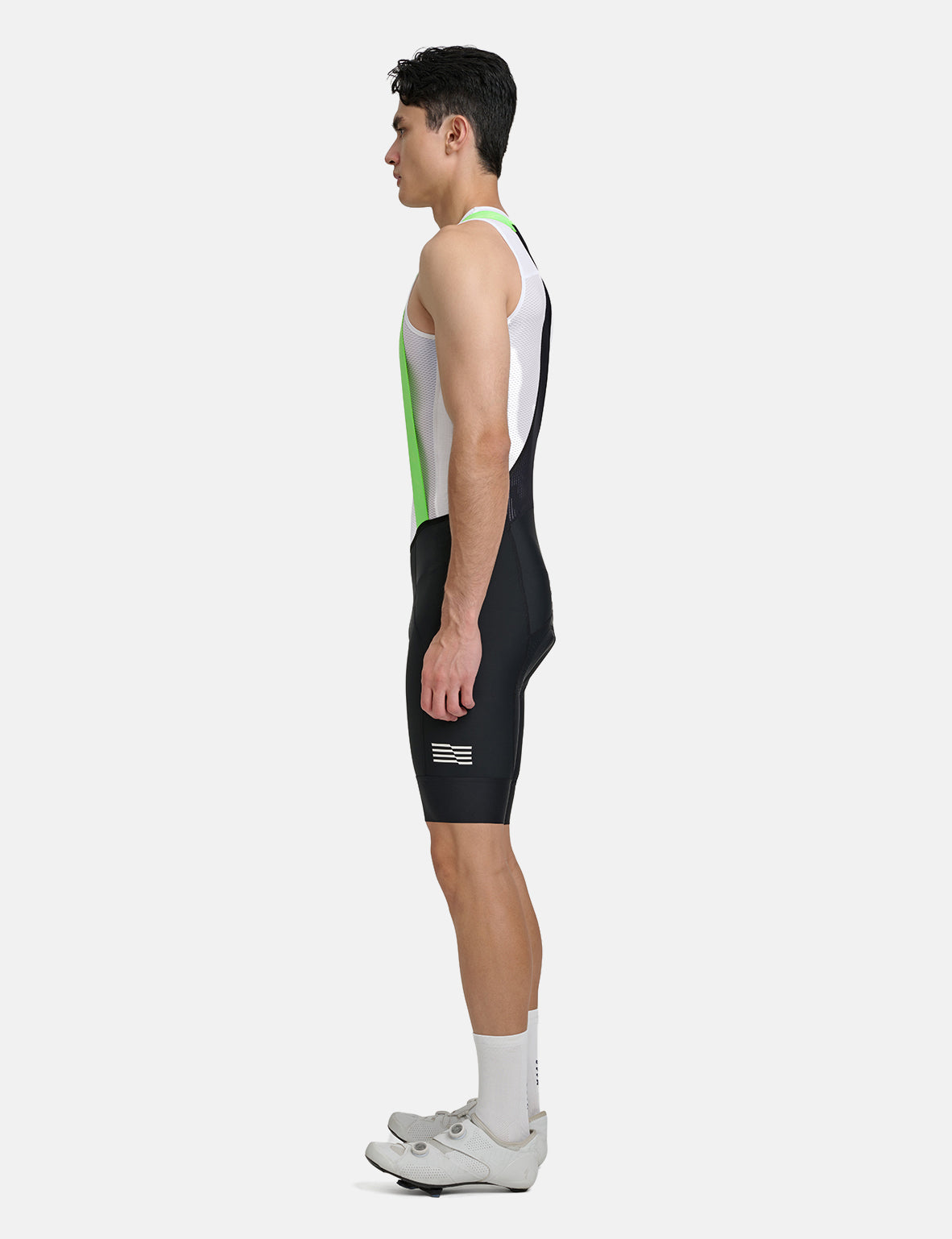 Eclipse Team Bib Evo - Black/Fluro Green