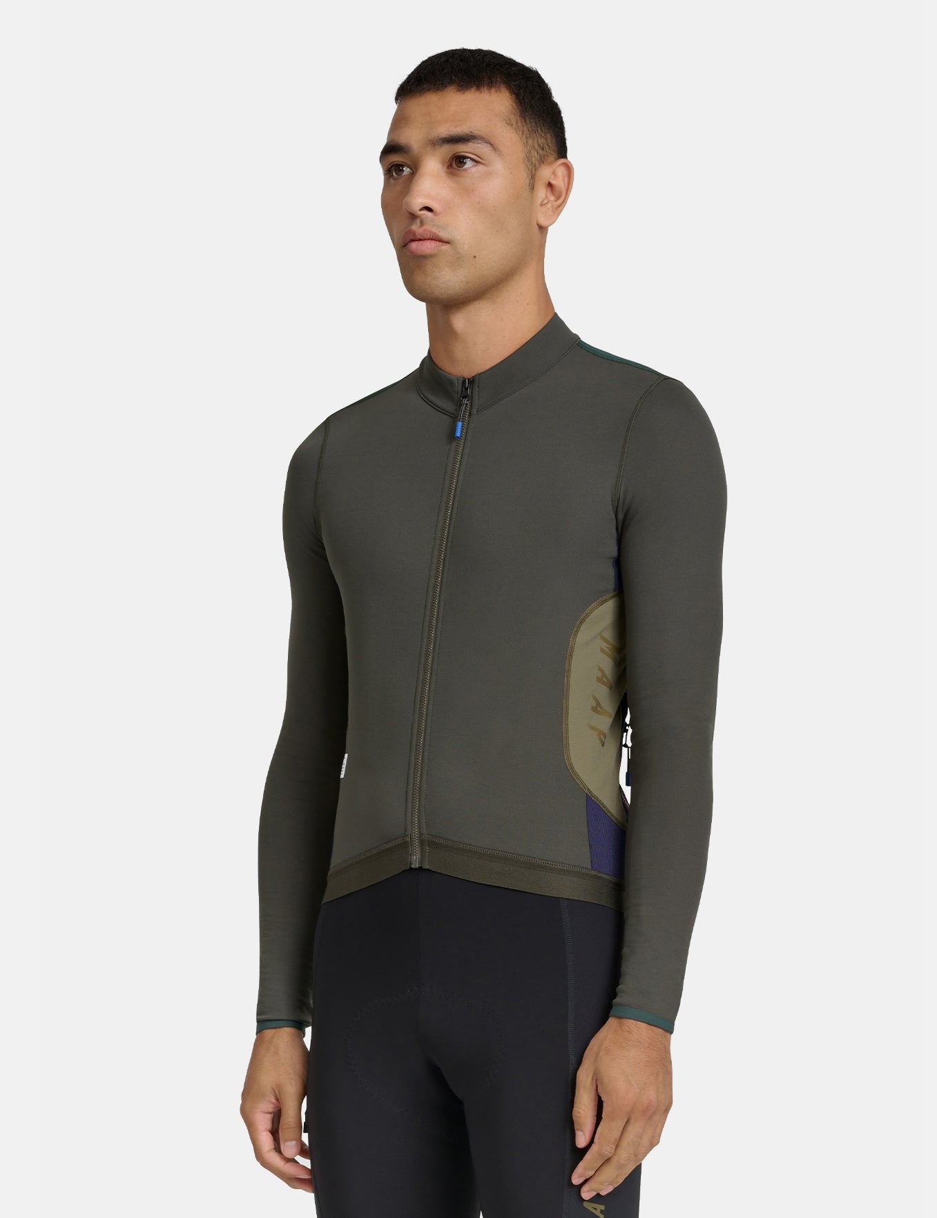 Maillot manches longues Alt_Road - Vert Olive Brûlé