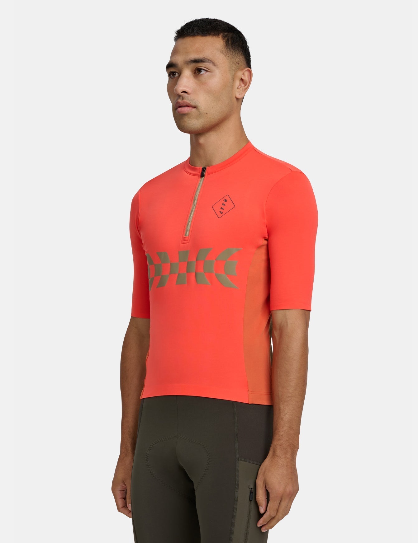 Alt_Road 1/2 Zip Jersey - Mars Red