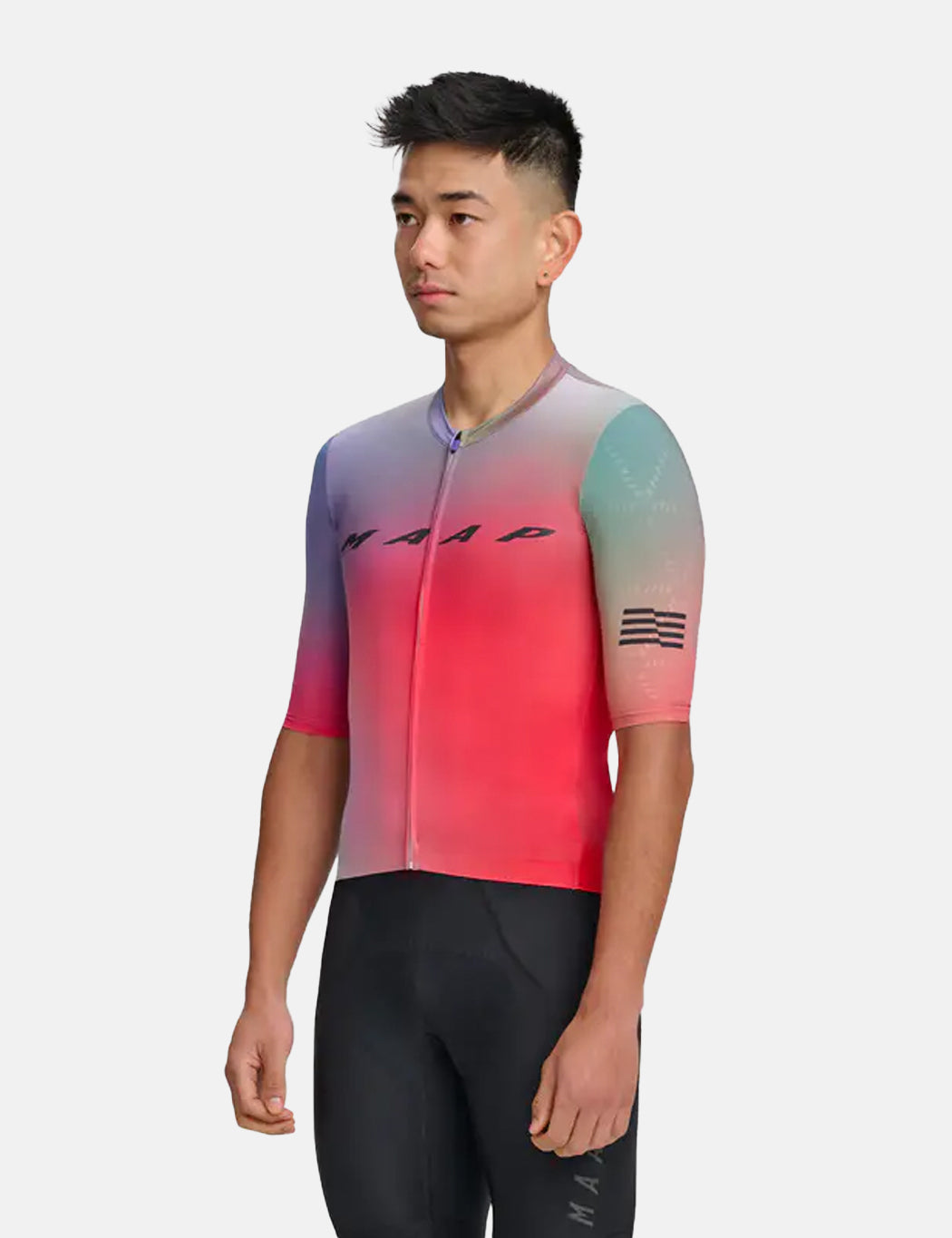 Blurred Out Pro Hex Jersey 2.0 - Red Mix