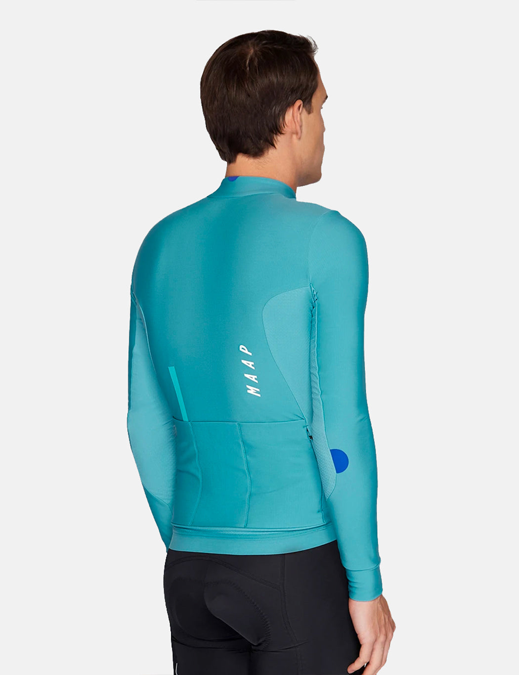 Force Pro LS Jersey - Cyan Blue
