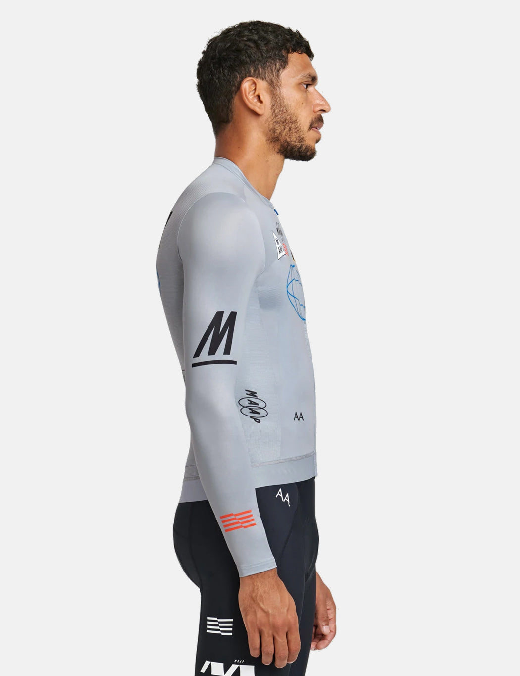 Maillot Axis Pro Manches Longues - Gris Orage