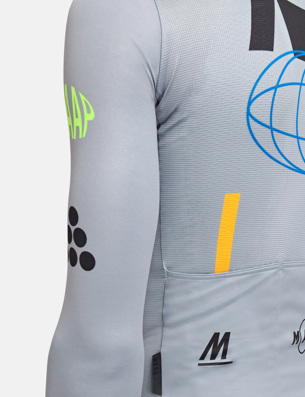 Maillot Axis Pro Manches Longues - Gris Orage