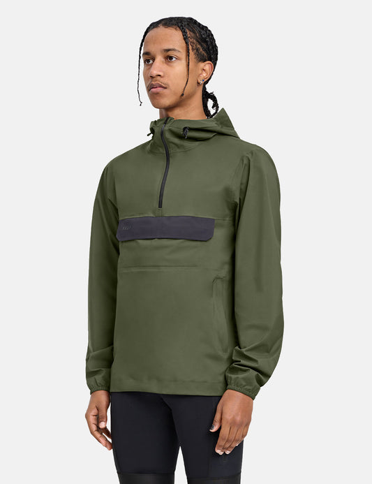 Anorak léger Alt_Road - Vert olive foncé