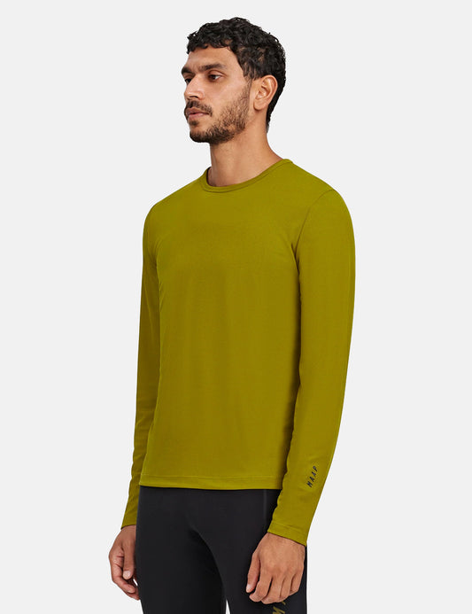 T-shirt à manches longues Alt_Road – Vert olive