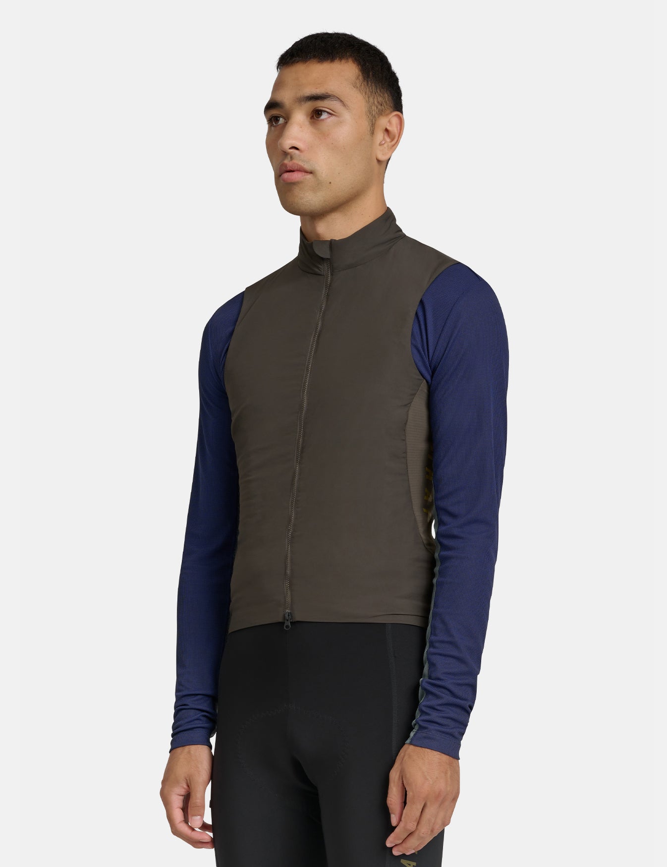 Gilet thermique Alt_Road - Vert olive brûlé