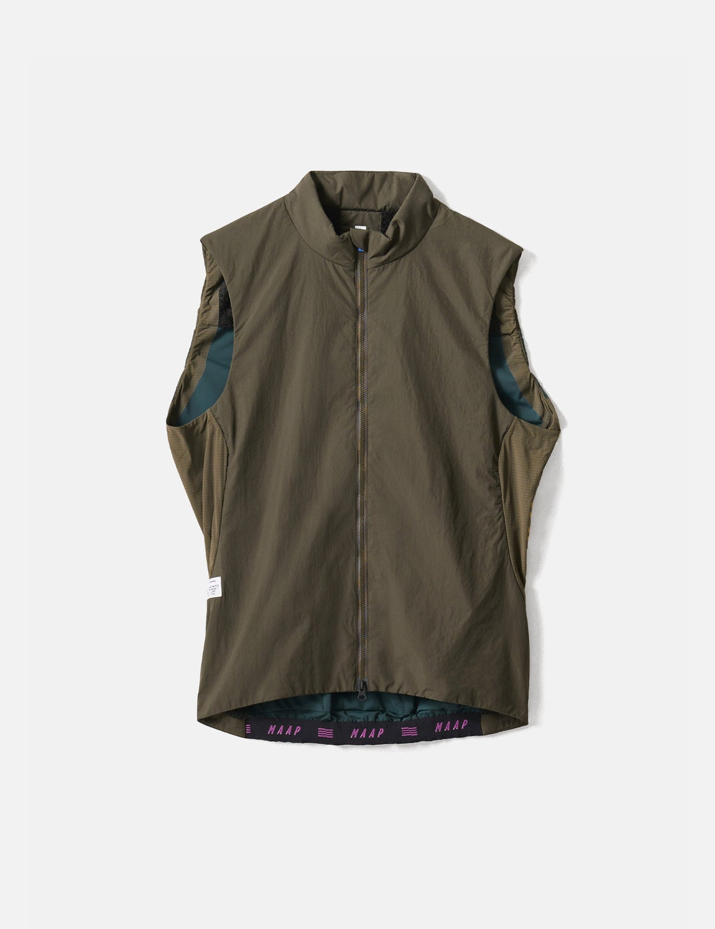 Gilet thermique Alt_Road - Vert olive brûlé