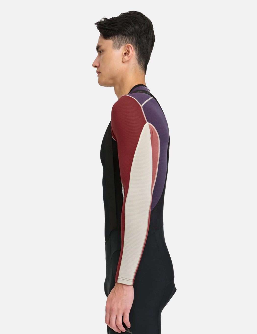 Thermal Base Layer Long Sleeve T-Shirt - Black/Rose/Fog
