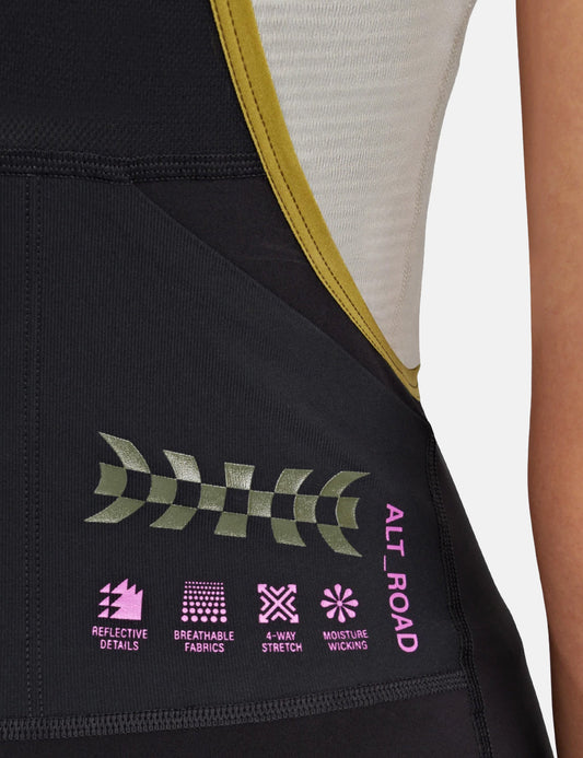 Women's Alt_Road Cargo Bib - Black