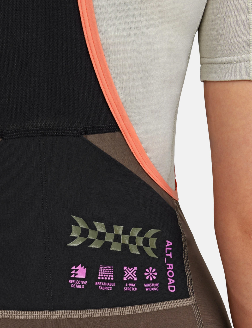 Women's Alt_Road Cargo Bib - Coffee Brown