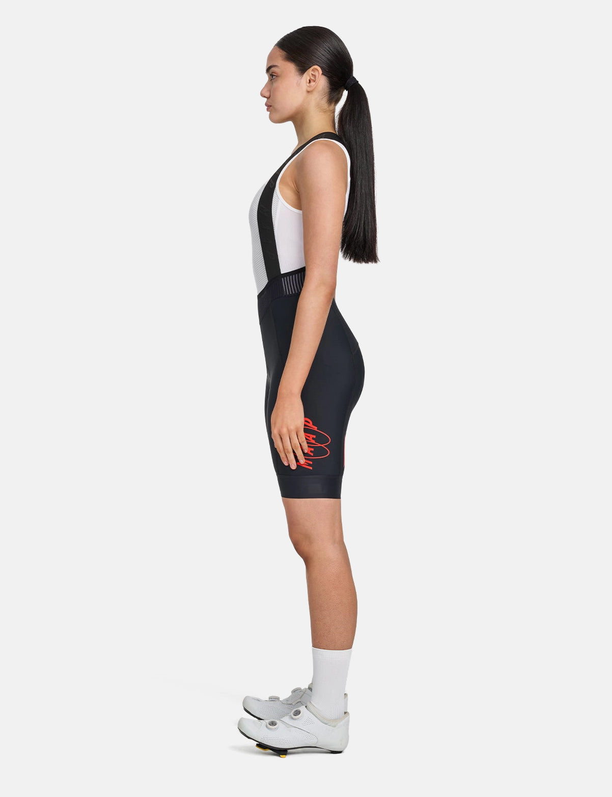 Womens Eclipse Team Bib Evo Shorts - Black