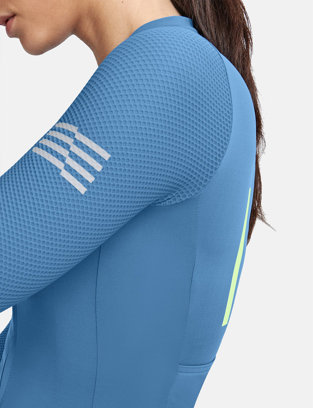 Maillot à manches longues femme Evade Pro Base - Bleu acier