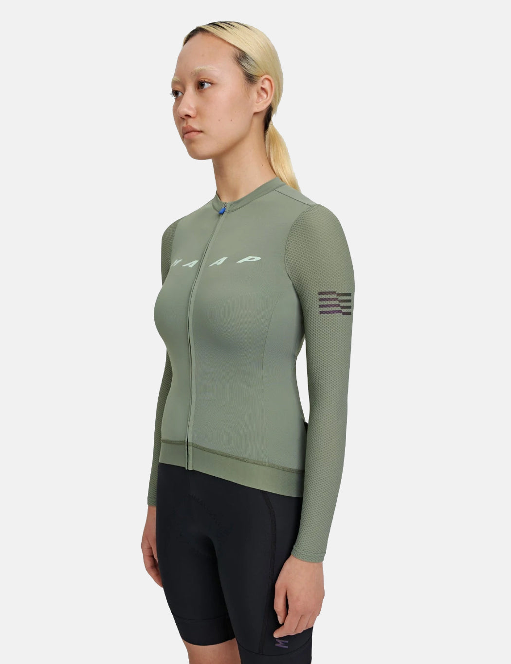 Maillot manches longues femme Evade Pro Base - Vert algue