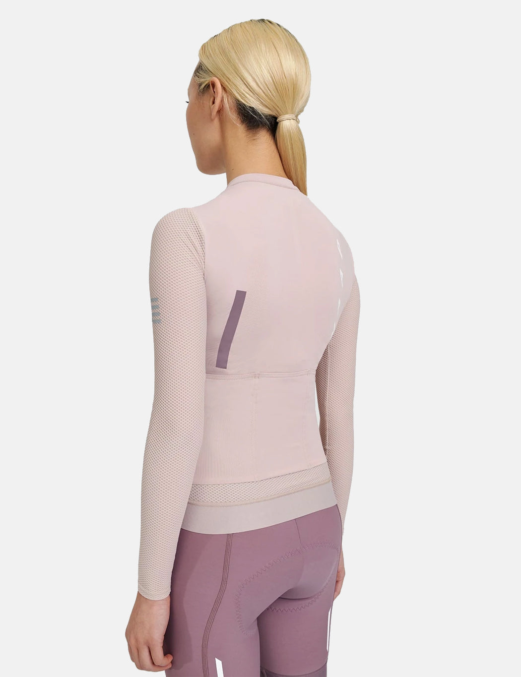 Maillot à manches longues Evade Pro Base pour femme - Rose Craie