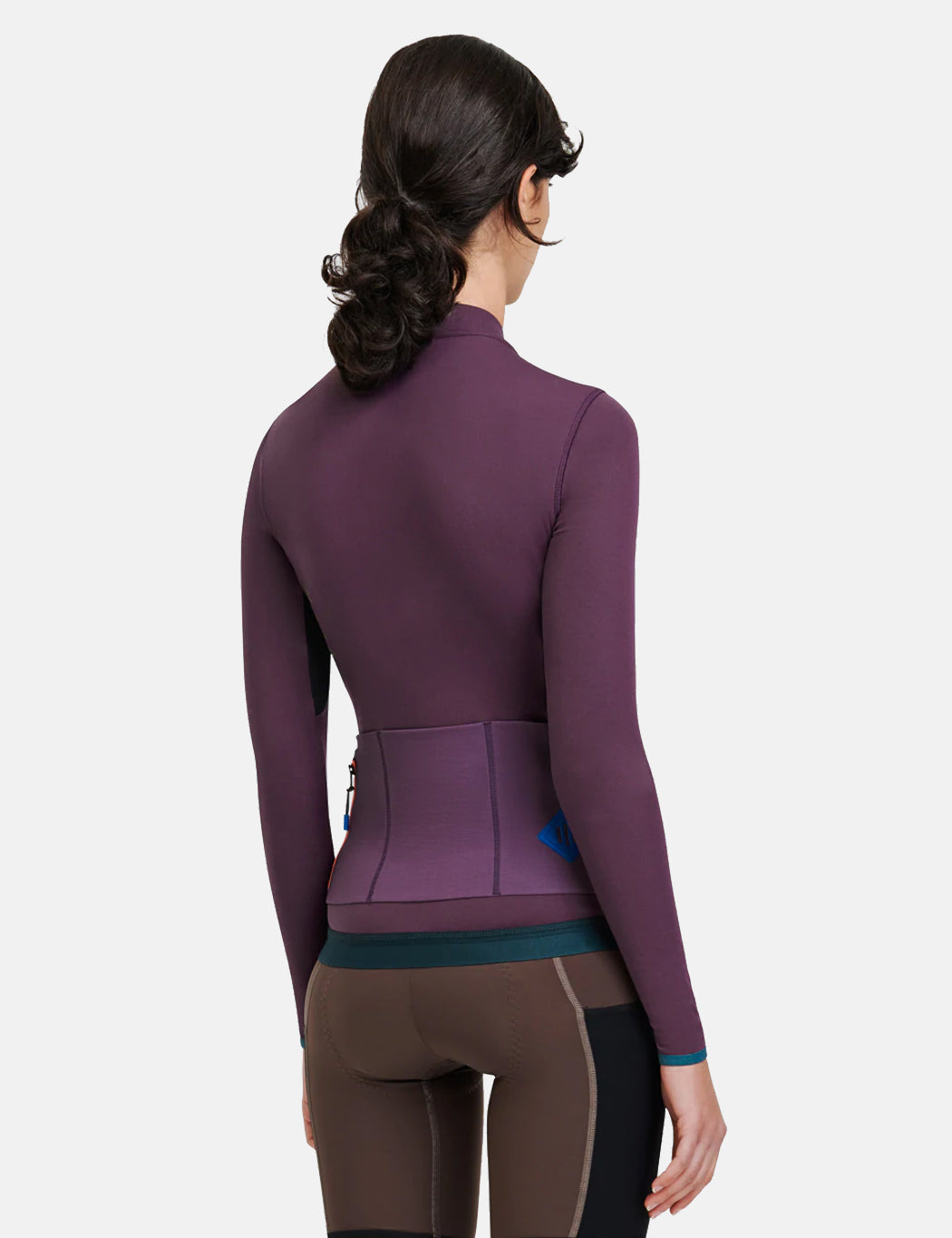 Maillot manches longues Alt_Road femme - Aubergine