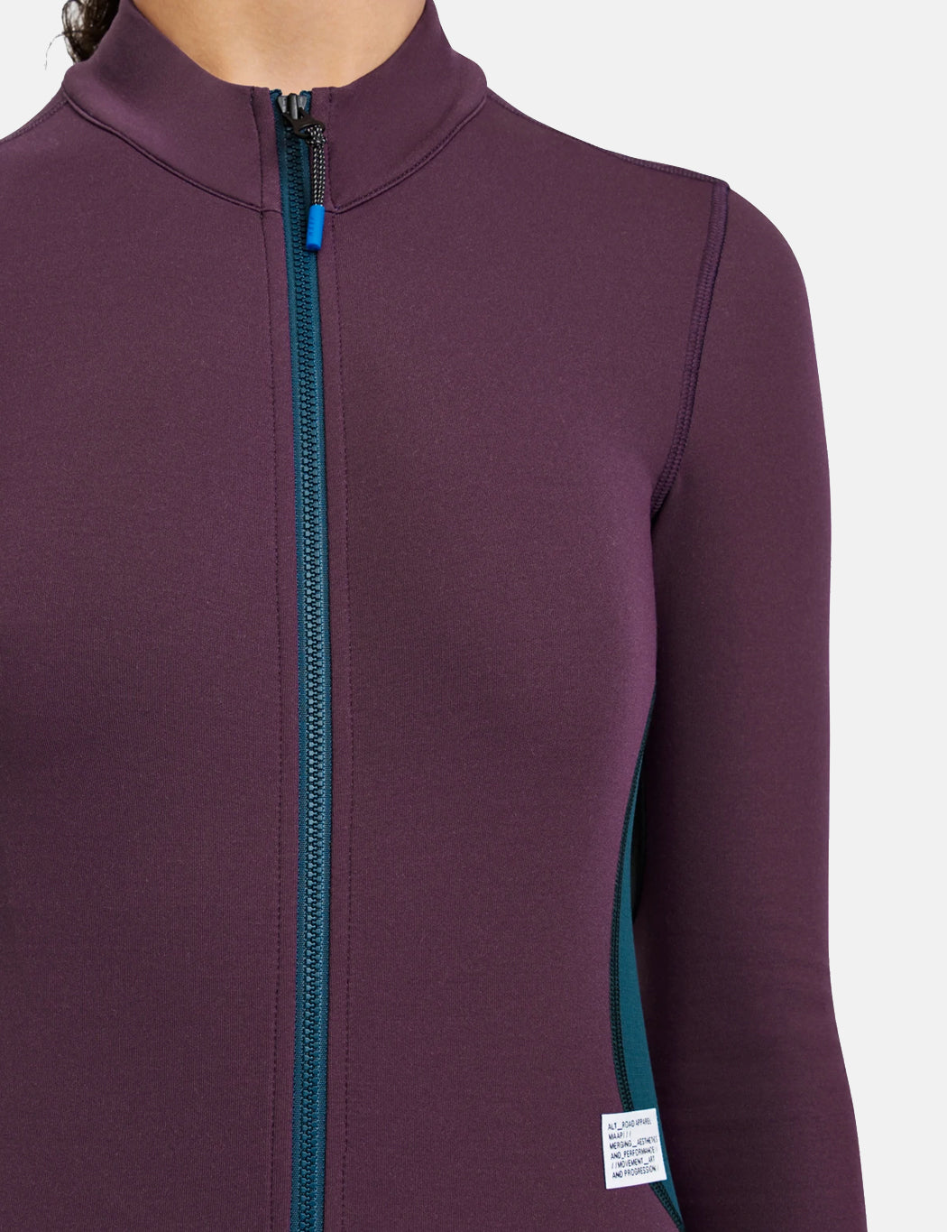 Maillot manches longues Alt_Road femme - Aubergine
