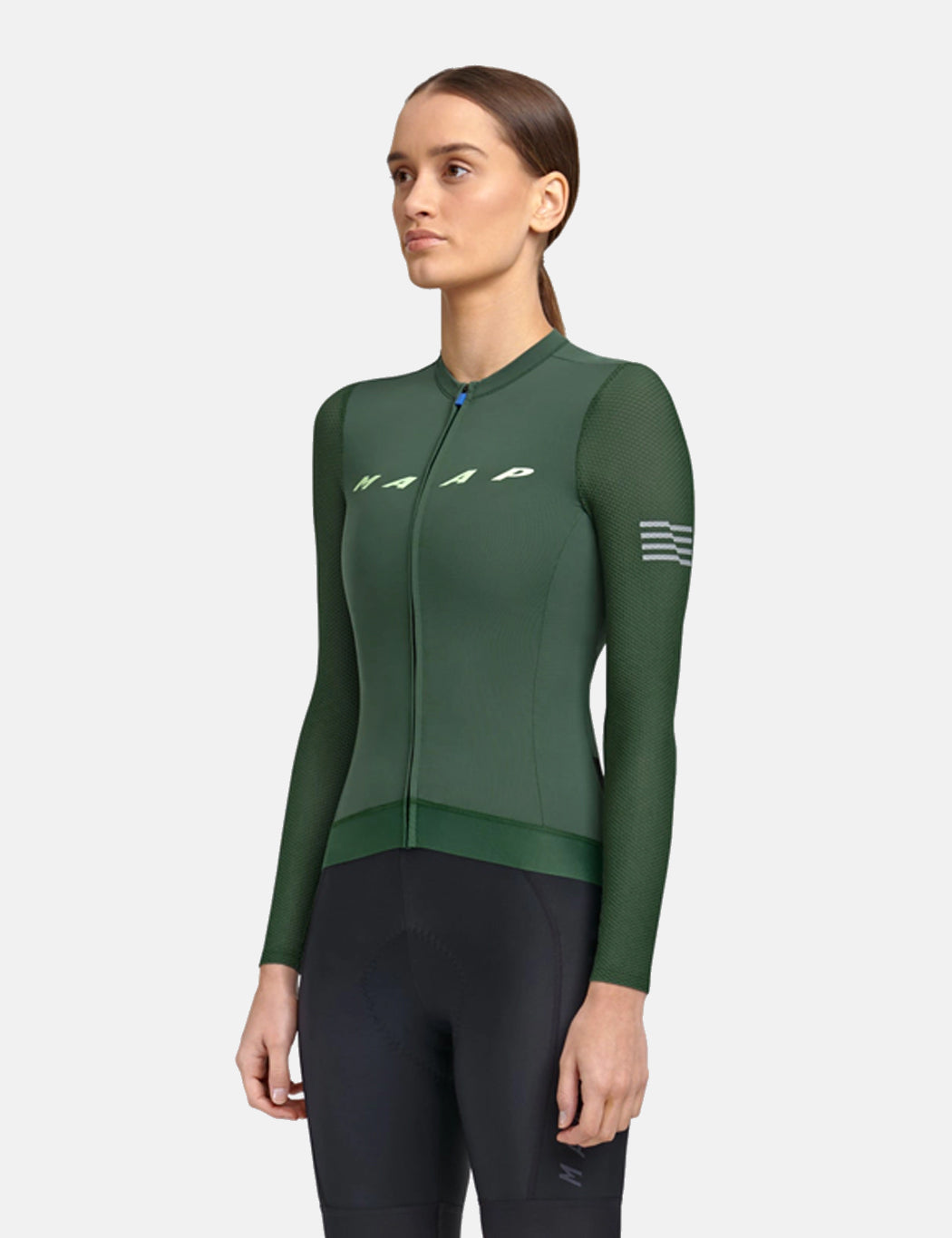 Women's Evade Pro Base Long Sleeve Jersey - Land Green
