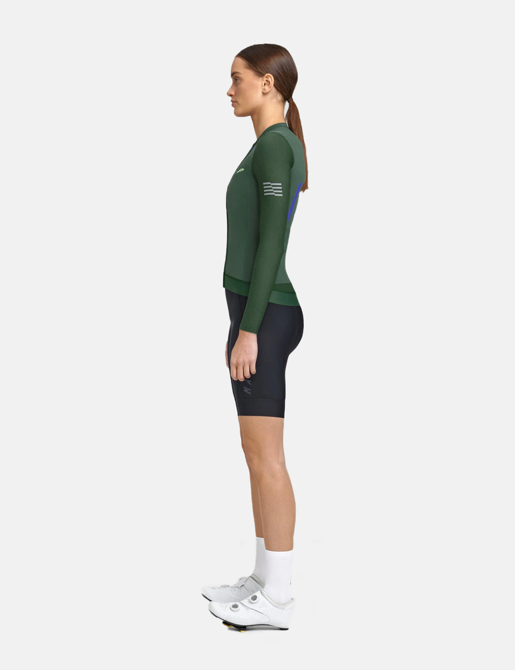 Women's Evade Pro Base Long Sleeve Jersey - Land Green