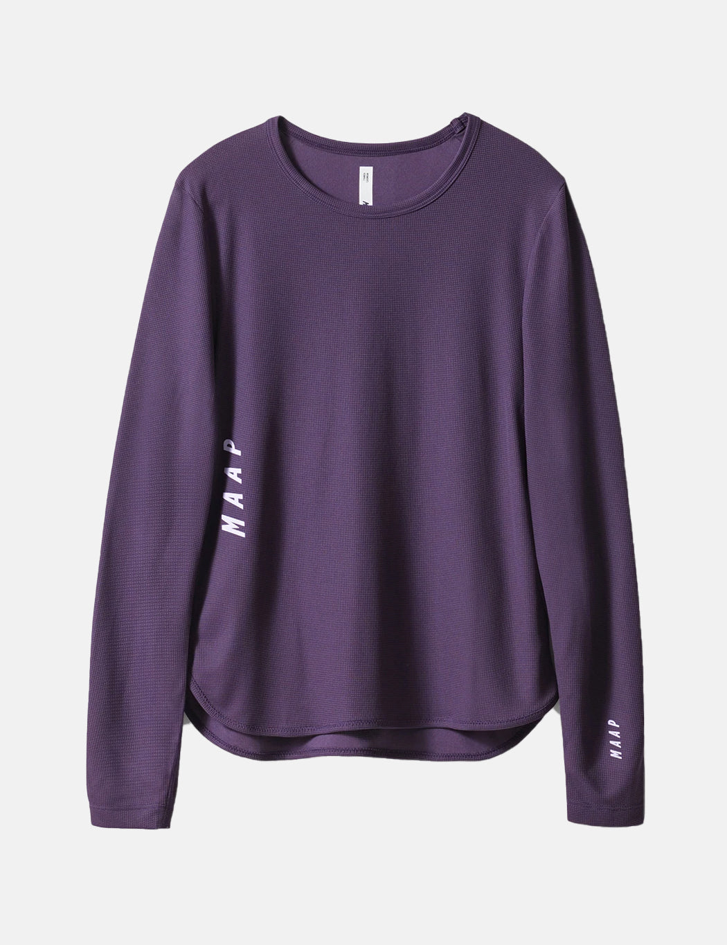 T-shirt à manches longues de vélo de route Alt_Road pour femme - Aubergine