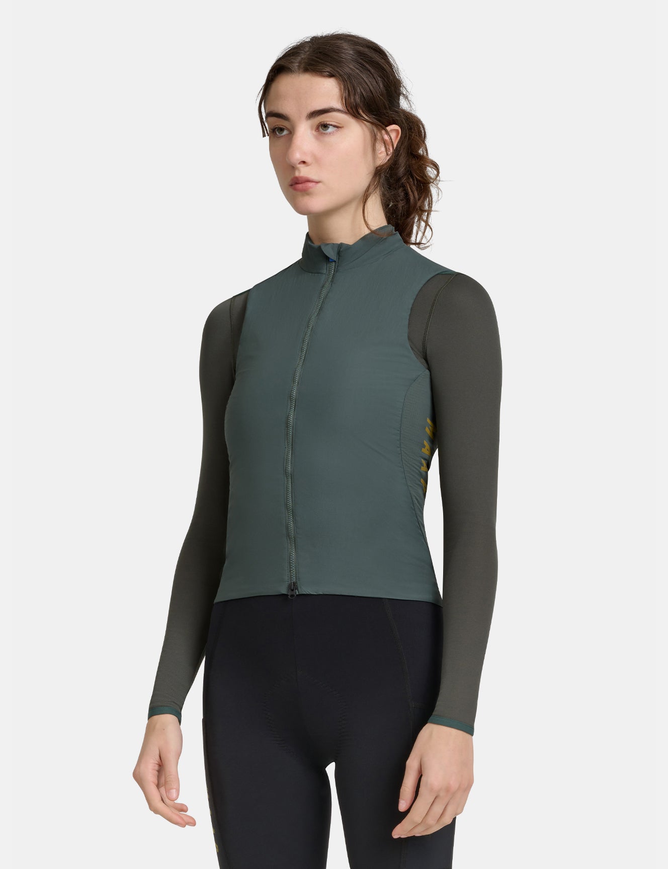 Gilet thermique Alt_Road pour femmes - Vert Cyprès