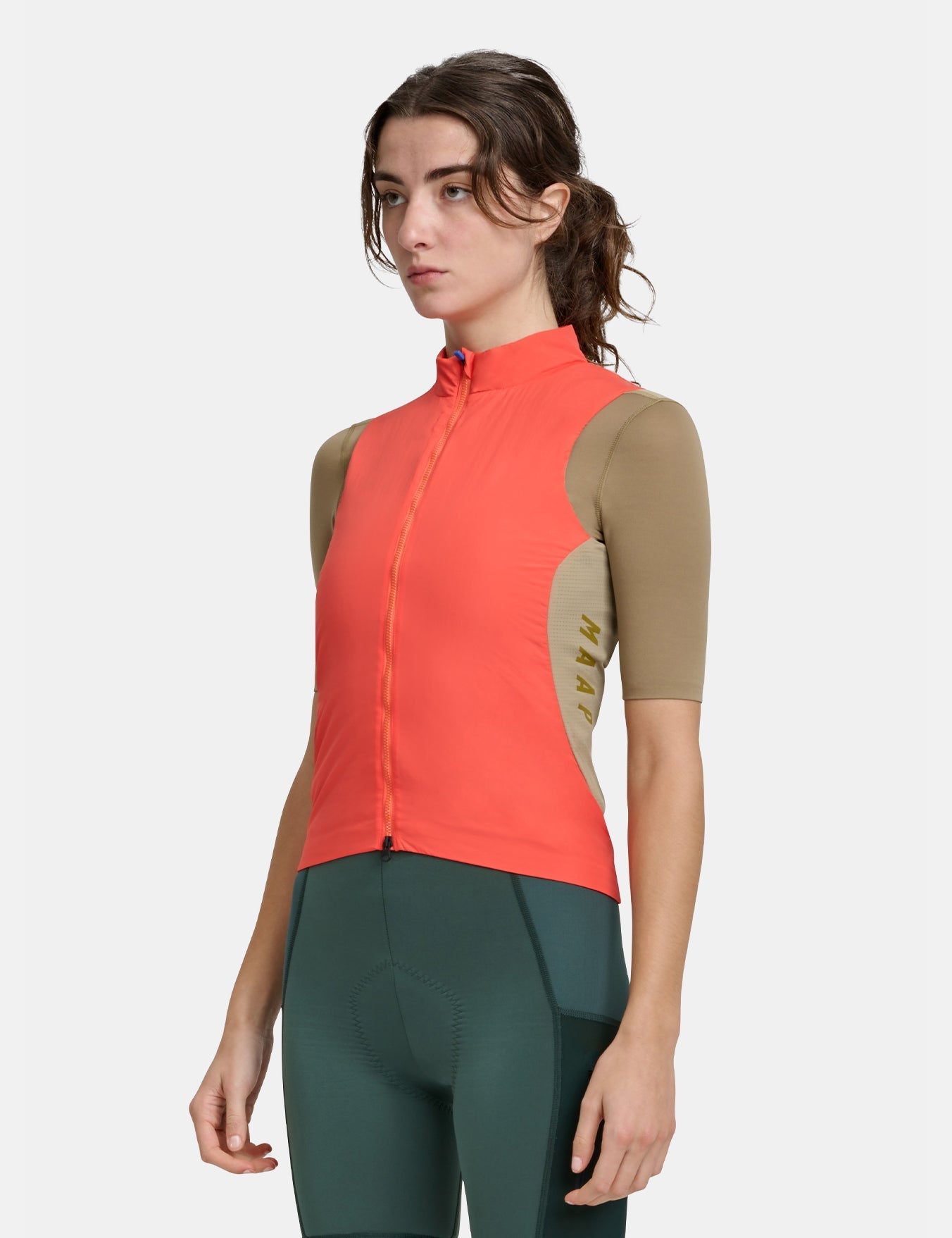 Gilet thermique Alt_Road pour femmes - Rouge Mars
