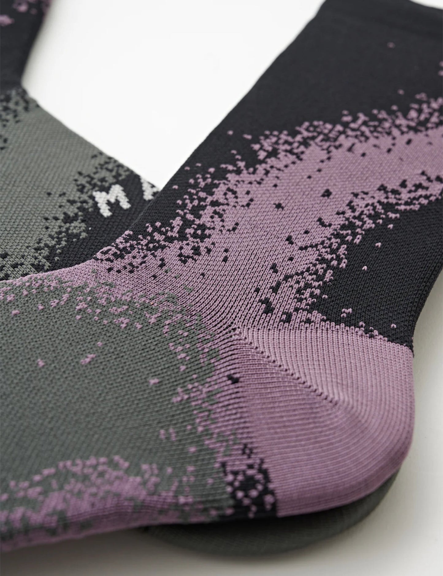 Blurred Out Socks - Black Mix