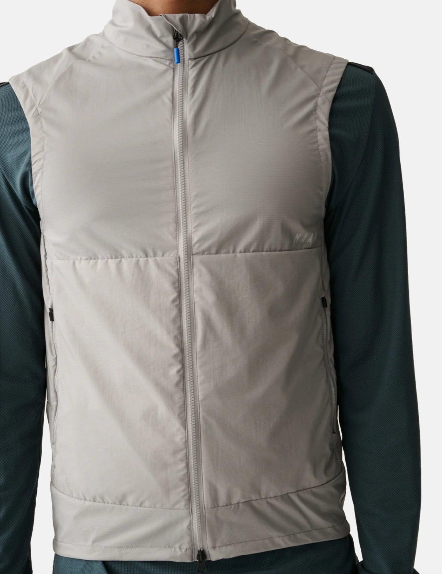 Gilet coupe-vent Alt_Road - Zinc