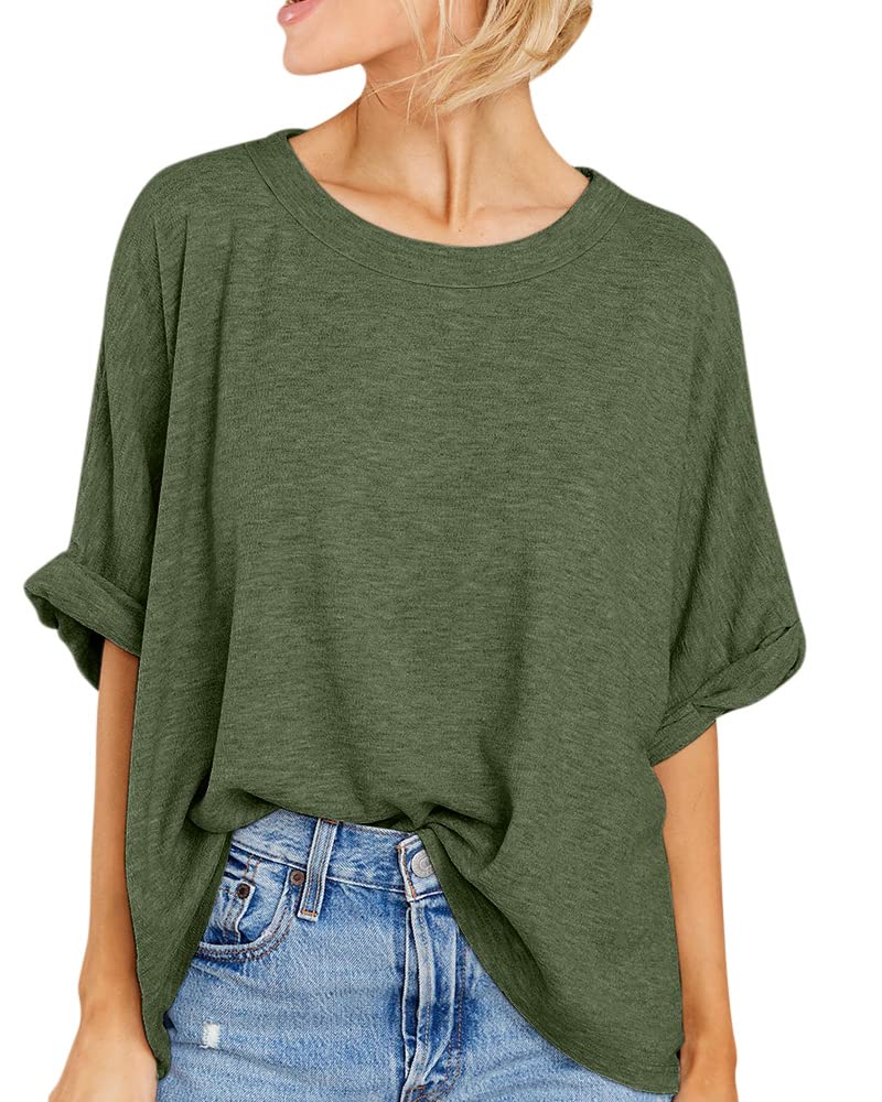 T-shirt ample décontracté d'été pour femmes (3 achetés, livraison gratuite)