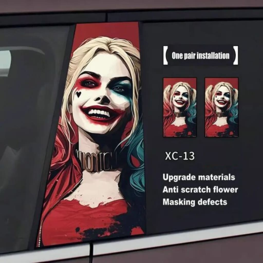 Autocollants de porte de voiture série Joker I