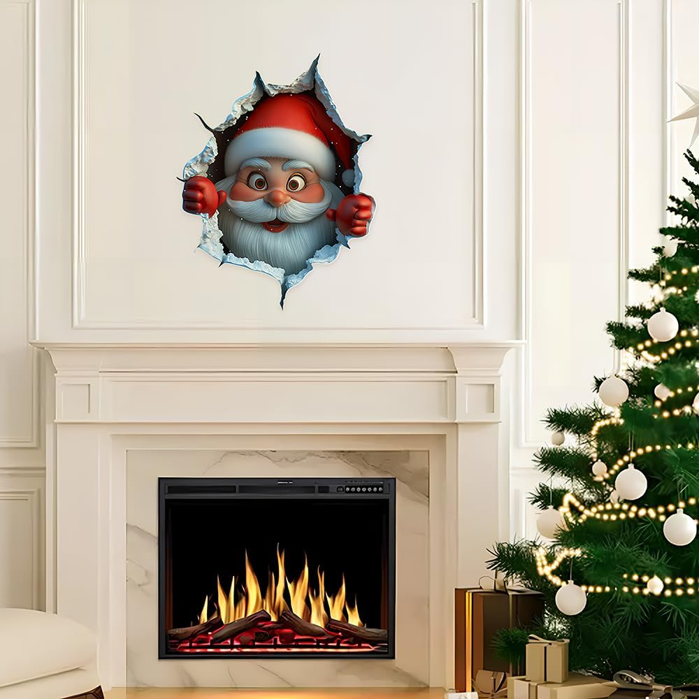 🎄🔥Sticker mural créatif de Noël 2D