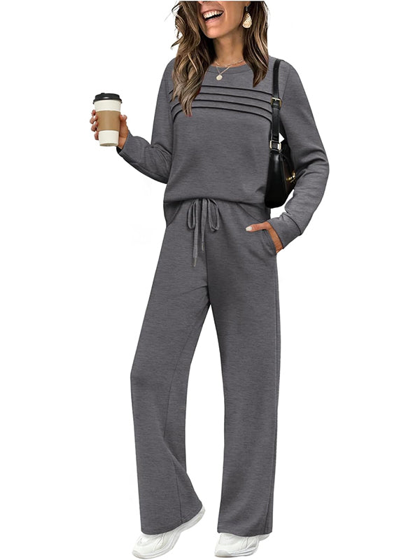RÄUMUNGSVERKAUF🔥 Damen 2-teilige Sweatshirt Freizeit- und Reise-Outfits
